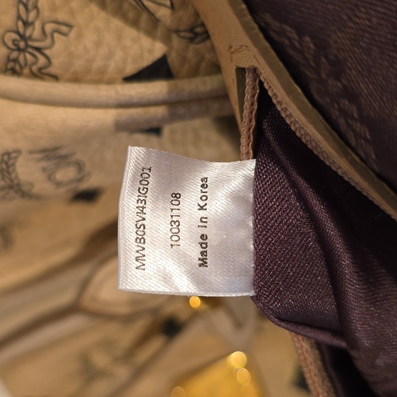 MCM Tan Monogram Women's Bag - Picture 7 of 11